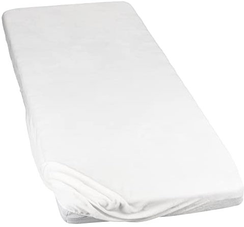 Moon Spannbettlaken Cashmere Touch, Spannbetttuch ca. 180x200 cm mit super weicher Oberfläche - weiß