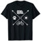 Wohnwagen Mit Hund Zubehör Camper Fahrrad Und Camping T-Shirt