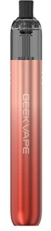 Originale Geek'Vape Wenax M1 Kit 16W 800mAh Batteria con 0.8ohm 1.2ohm Versione bobina Vaporizzatore E Sigaretta Vape (0.8Ω Arancione sfumato) - No Nicotine