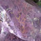 130cmx1 Yard Bestickter 3D-Pailletten-Blumen-Mesh-Stoff, Tüll Stoff für Hochzeit Geburtstag Weihnachten Fest Kommunion Party Deko,Nähen von Brautschleiern Hochzeitskleid Tischläufer Tutu Röcken,Lila