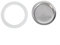 2 tazze + sieve guarnizioni per caffettiera espresso, guarnizione di ricambio per caffè espresso, moka, fornelli in gomma siliconica