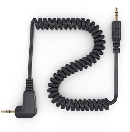 ayex Spiral Adapterkabel RR100/R2 Kompatibel mit Fujifilm X-100F XT-20 X-T4 X-T3 X-T2 X-T1 X-E2 X-Pro 2 X-100T X-70 X-30 Fernauslöser an Kamera Anschlusskabel