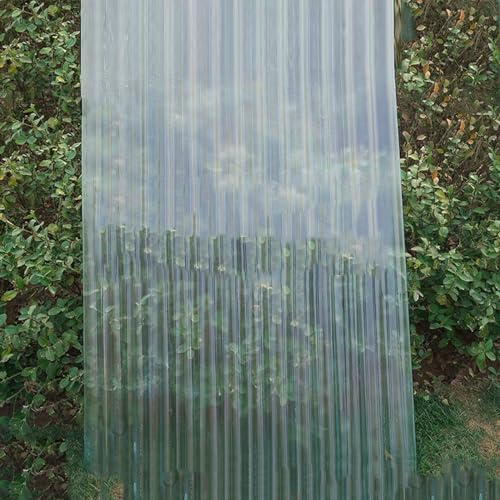 Regenfeste Uv-Schutz Wellplatte Dachblech Verkleidungspaneele,1x Dachplatten zum Ersetzen oder Installieren in Garagen,Gewächshäuser,Wärmeisolierende Sonnenscheinplatte (0.9x1.4m/35x55in)