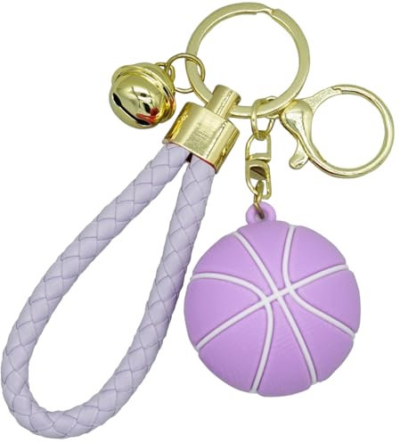 Moydolo Schlüsselanhänger Basketball Geschenke, Basketball Anhänger Schlüssel Deko für Jungen Mädchen Männer Frauen