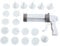 Cookie Gun Cookie Press Set Cookie Presses 13 Cookie Discs and 6 Icing Nozzles Homemade Baking Tool Biscuit Cake Dessert DIY Maker and Decoration