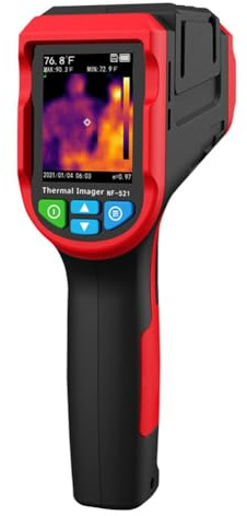 MQODLFP -521 Thermal Camera Portable Infrared Camera Digital Display Heating Detector Handheld Temperature Imaging Imager