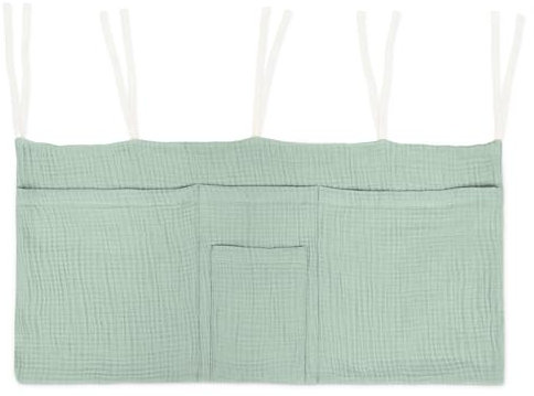 Ehrenkind® Bett Organizer zum Einhängen | Praktische Betttasche für Ordnung am Bett & im Kinderzimmer | Bettaufbewahrungstasche für Bücher & Kuscheltiere | Jade