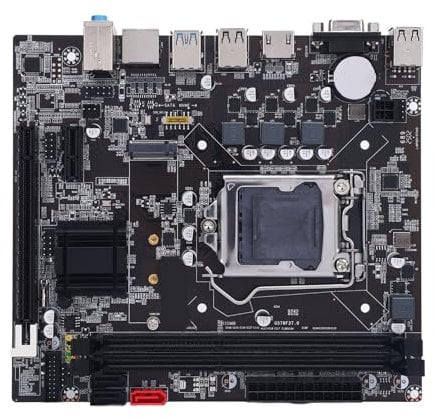 B75 Motherboard, LGA 1155 Motherboard with 2 X 8GB DDR3 Memory Slots, M.2 Nvme NGFF Interfaces, ATA3.0 and ATA2.0 Ports, PCIe for Core I3 I5 I7 for Xeon E3 V2 for Pentium
