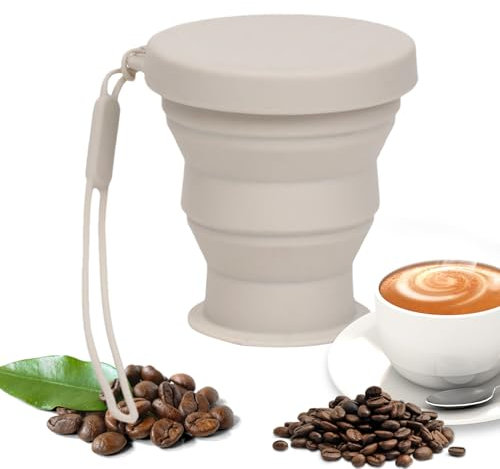 Rrlihjgu Tasse à café pliable | Gobelet en silicone portable 200 ml, thermique réutilisable pour hydrater dans les avions, les études et les activités de plein air