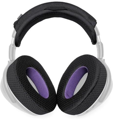 Voarmaks Ear Pads Headband Cushion Cover Refresher Kit Compatible with Sennheiser PXC550, PXC 550-II, PXC480, MB660 UC, MB 660 MC Headphone, Replacement Earpads with Memory Foam