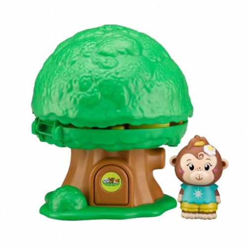 Klorofil Arbre Magique de Poche - Jouet interactif Portable avec Chambres, Accessoires et Surprises - Stimule l'imagination et la motricité Fine - Dès 18 Mois - Idéal à emporter Partout