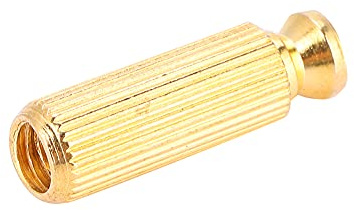 LUCKDANO E-Gitarre Tremolo Bridge Studs & Anker Einstellbare 8mm Set von 2 Langlebigen Starken Ersatz für (GOLD)