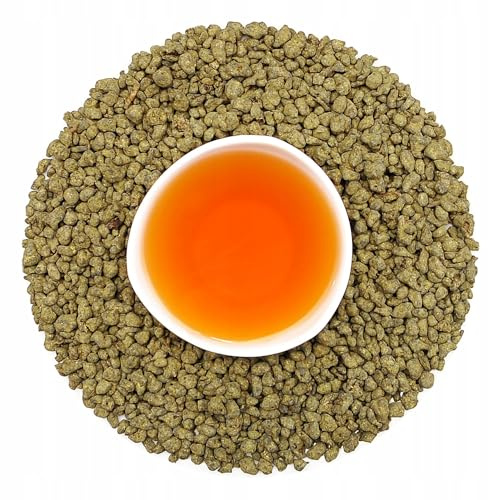 Winoszarnia Ginseng Oolong Tee 100g – Grüner Oolong mit Echtem Ginseng – Chinesischer Premium Tee – Vitalisierend & Aromatisch – Lose Blätter