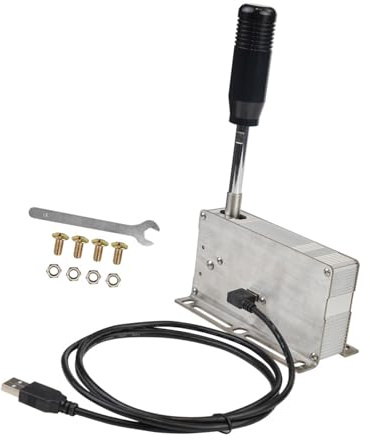 Aluminium Racing Shifter – USB Plug & Play Für PC Sims Response Wheel Kompatibilität Rennspielzubehör