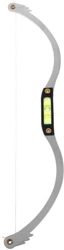 SKISUNO Augenbrauen Mapping Lineal Multifunktionales Messwerkzeug mit Metall Wasserwaage und Schablone für Exakte Augenbrauenform und Symmetrie bei Microblading