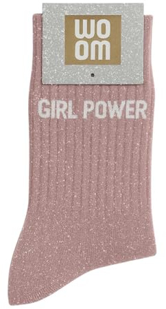 Chaussettes à Paillettes – Chaussettes à message rigolo & girly – Cadeau original femme – Humoristiques, confort premium en coton – Taille unique 36-40