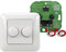 Doppeldimmer 4260x0701 T42.07.1 / Unterputz-Komplettdimmer für Phasenanschnitt , für dimmbare LED-Lampen, Glühlampen, HV-Halogen-Leuchten / Leistung 2 x 15 - 110 W/VA (bei LED 2 x 5-40 W)