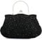 YYW Damen Handgemachte Perle Handtasche, Abendtasche Damen Clutch Für Party, Hochzeit (Schwarz)
