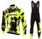 UGLY FROG Radtrikot Fahrradbekleidung Set Langarm Winddicht Herren Thermische Fleece mit 20D Polster Hosen