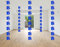 SHATCHI Age Hanging String 13th-90th Glitz Anniversary Birthday Metallic Shiny Foil Banner Party Door Wall Decorations Pack of 6, Blue