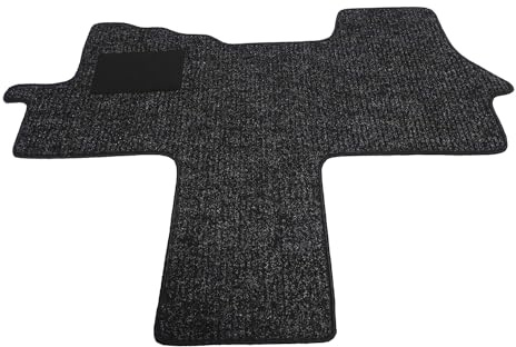 Mertex Automatte Autoteppich kompatibel mit Ducato Jumper II Boxer II 250 seit Bj. 2006 Robust 1614-R-A (braun, Fahrerhausteppich)
