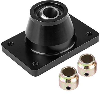 KSTE Cambio rápido de aleación de aluminio Compatible with la palanca de cambios corta Peugeot 106 Citroen Saxo Hacha Negro