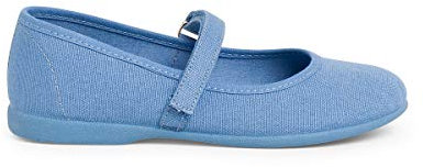 Pisamonas Merceditas Niña Tela Cinta Adherente Fina Talla 26 Color Azul Azafata