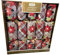 Tinsel Town 10 Family Christmas Crackers Deluxe Gifts Party Hat Joke 10 x 14” Tartan & Poinsettia Luxury Crackers