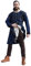Battle-Merchant Mittelalter Beinlinge mit Nestelbändern Herren Baumwolle | Wikinger Hose Fasching Rollenspiel | LARP Gewandung, braun, Gr. S/M