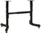 vidaXL Heavy-Duty Universal Steel Wood Lathe Stand- Adjustable Length & Height, Stable Turning Station for Workshop, Black