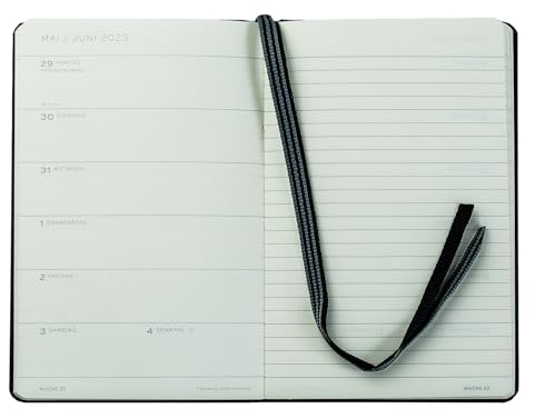 DELMON VARONE - Ersatzkalender Pocket Kalender für das Jahr 2026 - Taschenkalender mit 1 Woche 1 Seite - Format: 90 x 140 mm