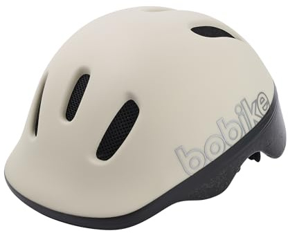 BOBIKE 8740200055 - Fahrradhelm GO für Babys verstellbar Größe XXS (44-48 cm) bietet zusätzlichen Schutz Sich perfekt mit GO-Fahrradkindersitzin Farbe Vanille Cup Cake