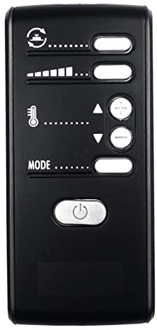 Onlineaudioelectrical Ersatz-Fernbedienung für Delonghi SUN1227 Oszillierende Keramik-Heizung