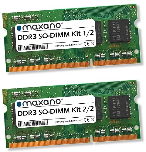 Maxano Memorycity - Kit RAM da 8 GB (2 x 4 GB) compatibile con QNAP TS TS-453 Pro DDR3 1600 MHz SO-DIMM