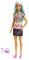 Barbie You Can Be Anything Serie, Visagistin, Puppe mit blaugrünem Haar, Geparden-Shirt, Schminkpalette, Accessoires, inkl Puppe, Geschenk für Kinder, Spielzeug ab 3 Jahre,HKT66