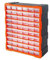 60pcs Multi Drawer Storage Cabinet Unit Organiser, Small Parts Tools Cabinets for Workshop Garage, Plastic DIY Storage Bin Rack Screws Parts Tool Craft Box Rack