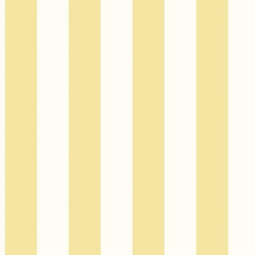 Just Kitchens G45400 Papier peint à rayures Jaune/blanc