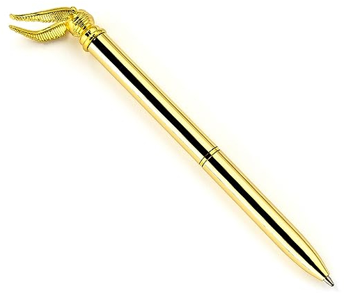 Penna Metallica 3D Harry Potter, con ciondolo Golden Snitch