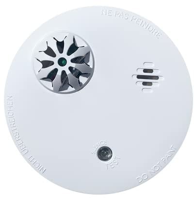 Pyronix HEAT-WE Temperature Wireless Heat Detector for Kitchen, Cafetiria Raising the Alarm to Rising High | Temperatures 10 Year Battery Life