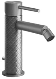 Gessi 316 Intreccio Bidet-Einhebelmischer, Perlator mit Kugelgelenk, mit Ablaufgarnitur 1 1/4, Ausladung 119 mm, 54107, Farbe: Kupfer gebürstet PVD