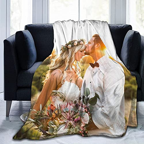 Personalisierte Decke mit Eigenem Foto und Text, Kinderdecke, Weihnachtsdecke, Halloween Decke, Personalisierte Geschenke für Mama, Papa, Kind, Haustier, Liebhaber Oder Freund für Geburtstag Muttertag