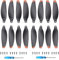 Bocguy 16 PCS Eliche Mini 2/2 SE/SE / 4K, Basso Rumore & Stabile Eliche per Mini 2 / SE / 2 SE / 4K con Viti & Cacciavite (Arancia)
