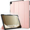CACOE Custodia Cover Compatibile con Samsung Galaxy Tab A9+ / A9 Plus 2023 11, Ultra Sottile in Pelle con Vetro Temperato Ultra Sottile, rosa