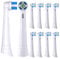 Kompatibel mit Oral-B iO 3/4/5/6/7/8/9/10 Series Ultimate Clean Ersatzbürstenköpfen für elektrische Zahnbürsten von Oral-B iO, 10 Stück (weiß)
