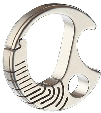 SUMMITDRAGON Quick Releases KeyChains Spring Snap Keyring Titaniums Carabiner Keyring Bottles Opener Keychains Carabiner Clip Outdoor Titaniums Carabiner Keyring