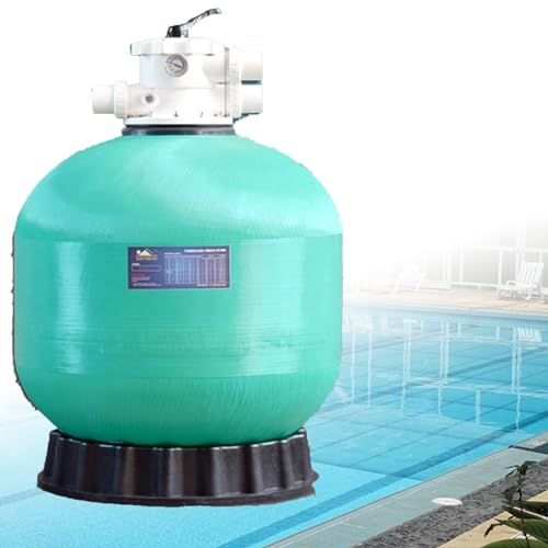 Sand Tank Filter, Swimming Pool,6-Way Multi-Port Valve Pool Filter,Sand Filter System,Biological & Mechanical Media Provides Excellent Filtration/Easy Intallation & Cleaning