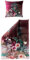 JACK by Bierbaum Mako Satin Bettwäsche 135x200cm 2 TLG. Blumen Tropisch Lila Digitaldruck