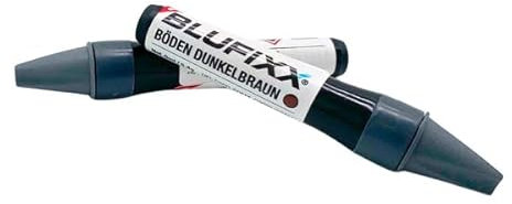 Blufixx Kartusche für Laminat, Parkett und Vinyl Eiche-Dunkel - Ersatzkartusche für BLUFIXX SMART REPAIR Reparaturstift, Lichthärtendes Gel für Bodenbeläge