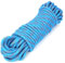 QWORK® Corda 10 mm x 20 m Blu, Corda da Esterno, Corda Antiscivolo, per Agricoltura, Spedizione, Campeggio