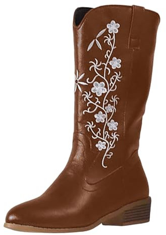 Stivali sopra Ginocchio Donna Stivaletti Donna Tacco Basso Stivali Moto Donna 38 Stivali da Donna sopra al Ginocchio, con Tacco Alto e Plateau Stivali Texani Donna Estivi Jeans Stivali Texani